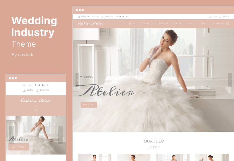 Wedding Industry Theme - Wedding Industry WordPress Theme