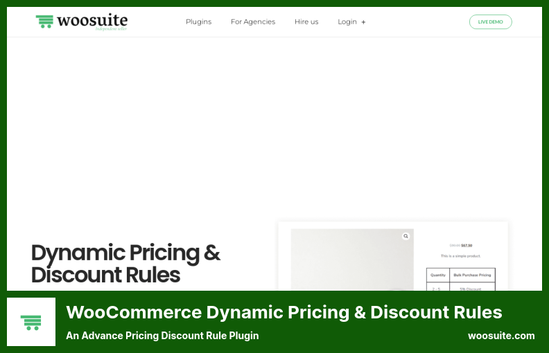 WooCommerce Dynamic Pricing & Discount Rules Plugin - an Advance Pricing Discount Rule Plugin