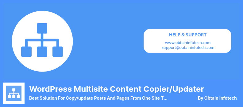 WordPress Multisite Content Copier/Updater Plugin - Best Solution for Copy/update Posts and Pages From One Site to The Other Sites