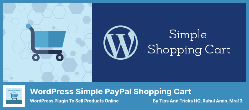 WordPress Simple Shopping Cart Plugin - WordPress plugin to Sell Products Online