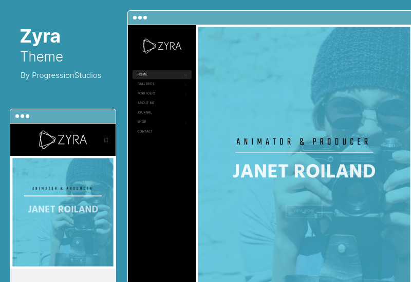 Zyra Theme - Fullscreen Photography WordPress Theme