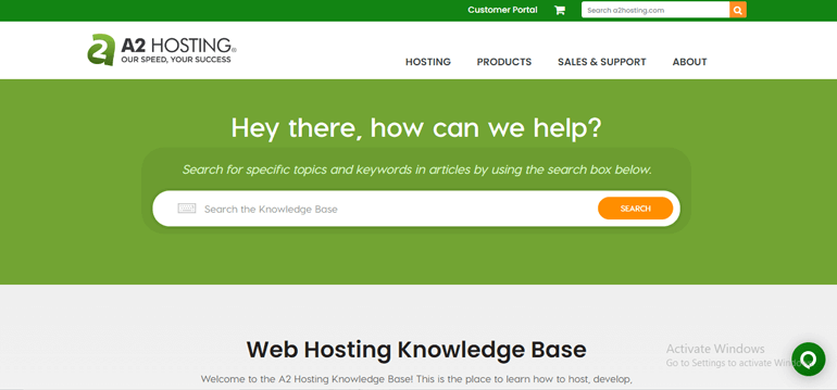 A2 Hosting Knowledgebase