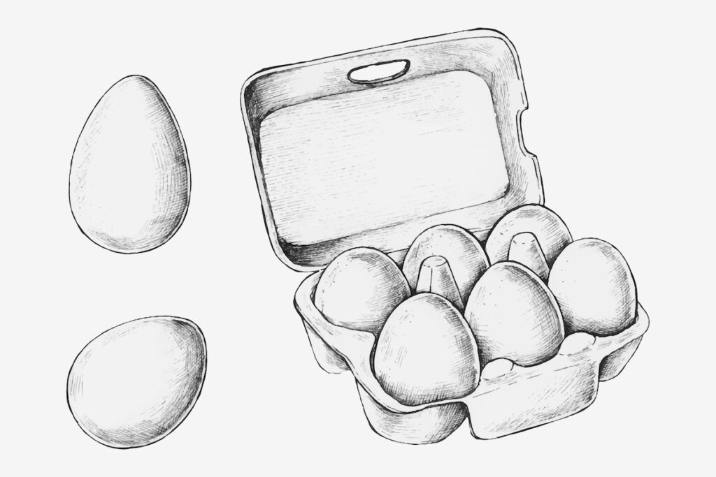 Draw items in your fridge or pantries