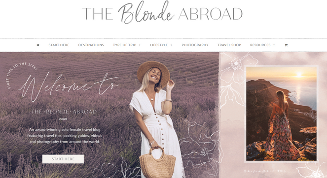 The Blonde Abroad travel blog