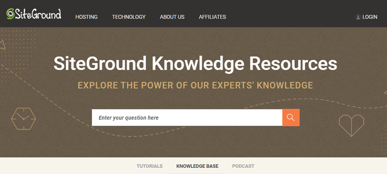 SiteGround Knowledge Base