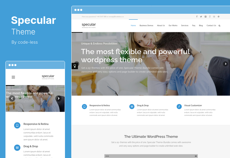 Specular Theme - Business MultiPurpose WordPress Theme