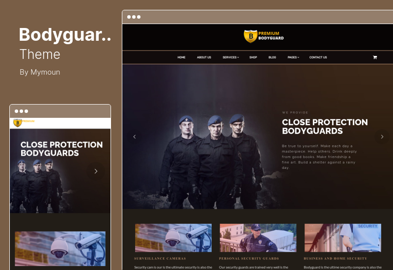 Bodyguard Theme - Security and CCTV WordPress Theme