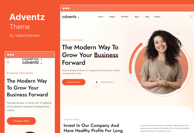 Adventz Theme - Corporate Business WordPress Theme