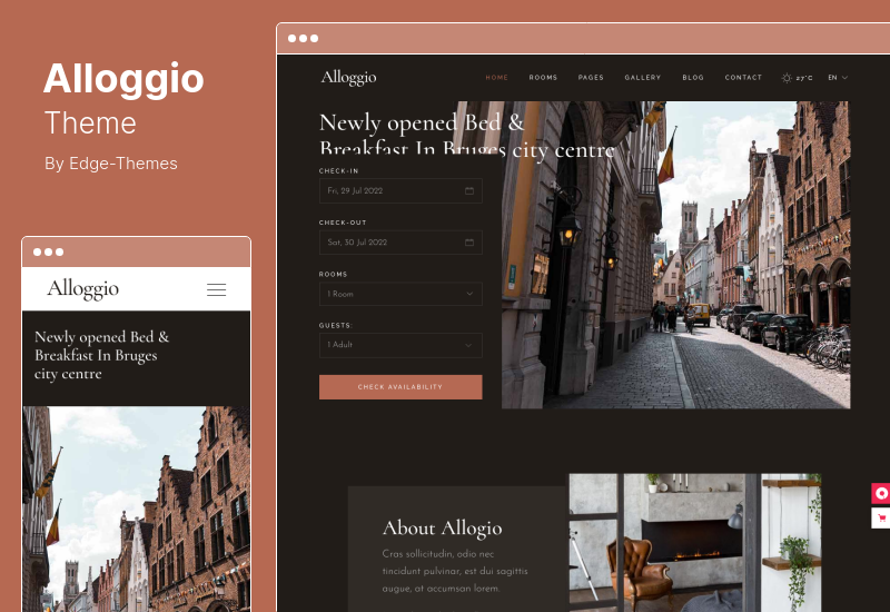 Alloggio Theme - Hotel Booking WordPress Theme