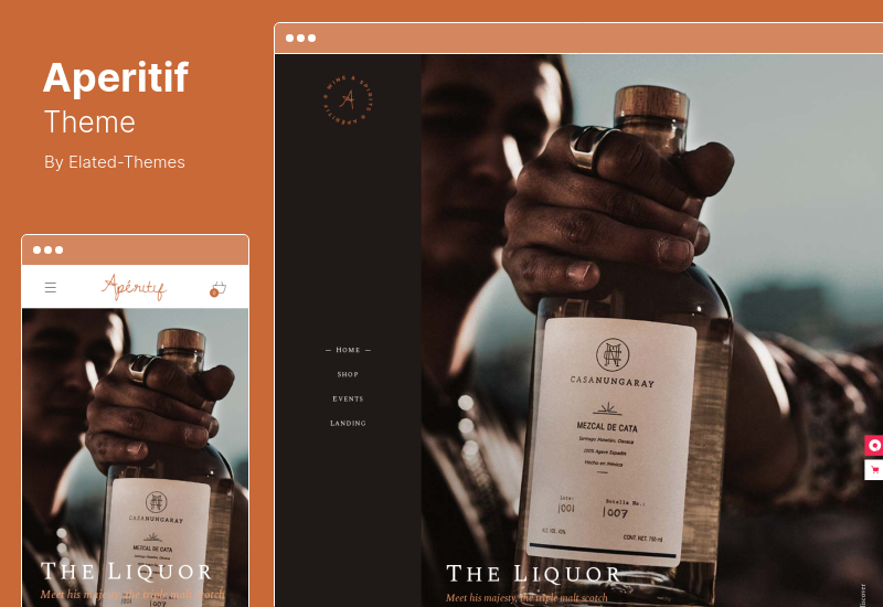 Aperitif Theme - Wine Shop and Liquor Store WordPress Theme