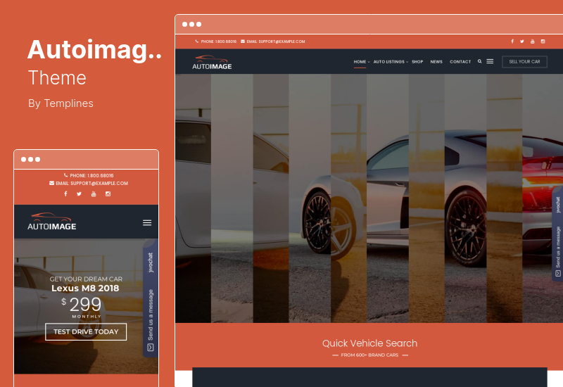 Autoimage Theme - Automotive Car Dealer WordPress Theme
