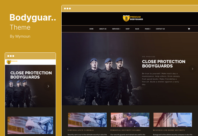 Bodyguard Theme - Security and CCTV WordPress Theme