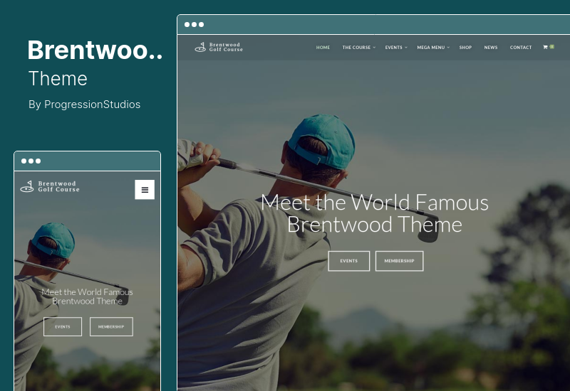 Brentwood Theme - Golf Course WordPress Theme
