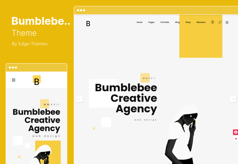 Bumblebee Theme - Web Design Agency WordPress Theme
