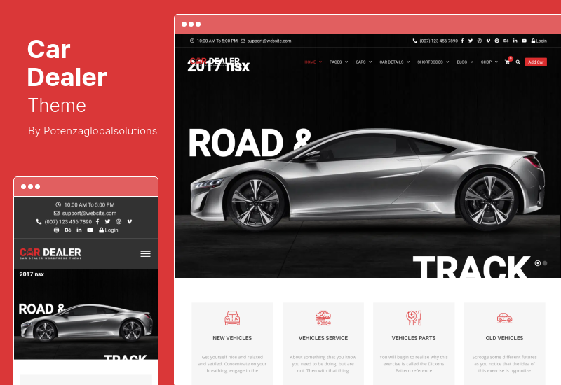 Car Dealer Theme - Automotive Responsive WordPress Theme