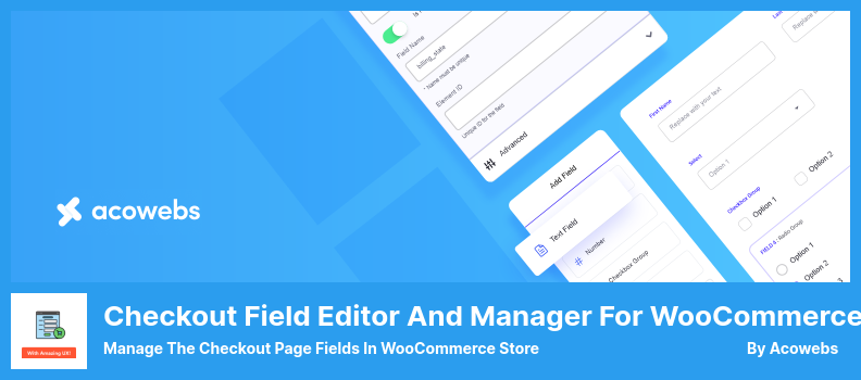 Checkout Field Editor and Manager Plugin - manage the checkout page fields in WooCommerce Store