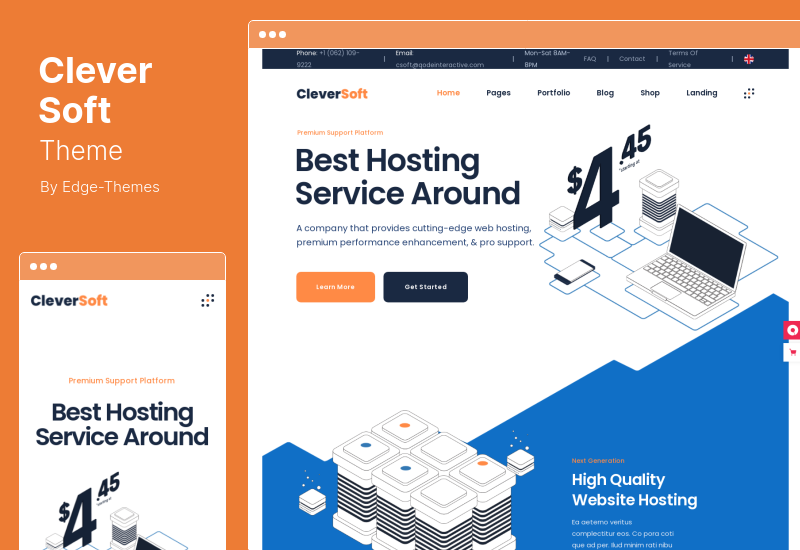 CleverSoft Theme - Hosting and Saas WordPress Theme