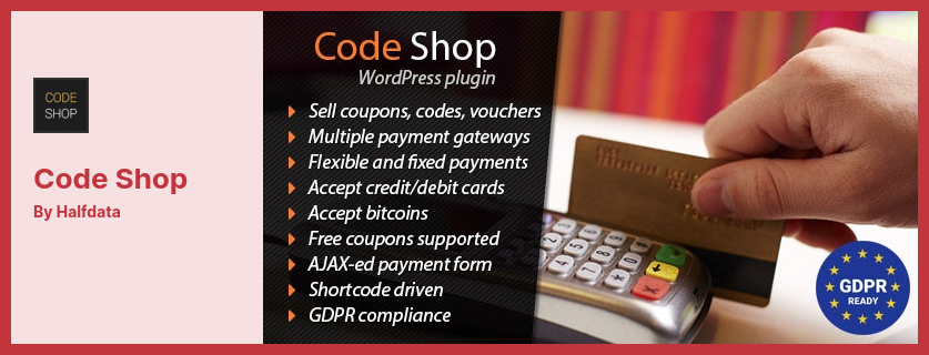Code Shop Plugin - a Powerful Coupon WordPress Plugin