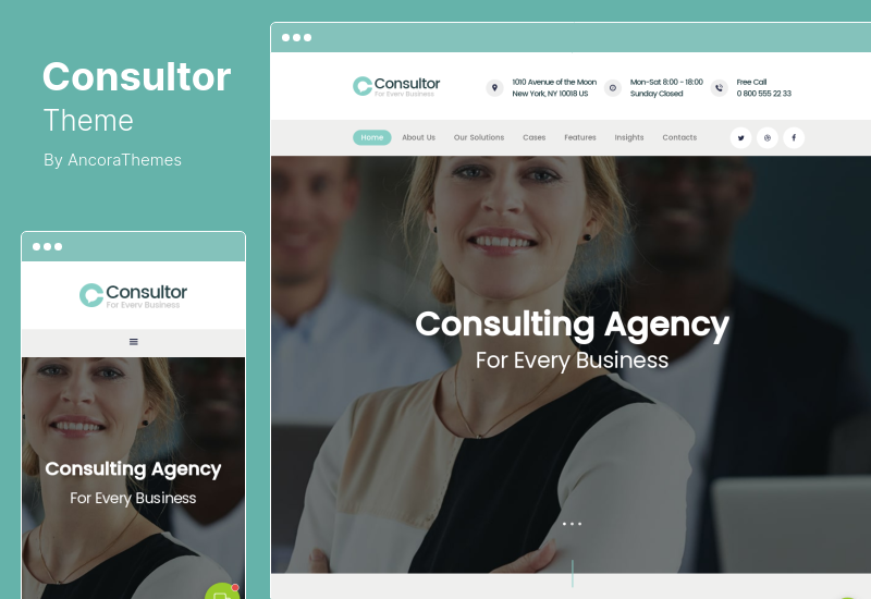 Consultor Theme - A Business Financial Advisor WordPress Theme