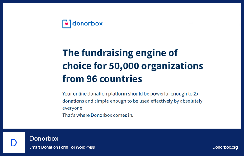 Donorbox Plugin - Smart Donation Form WordPress Plugin