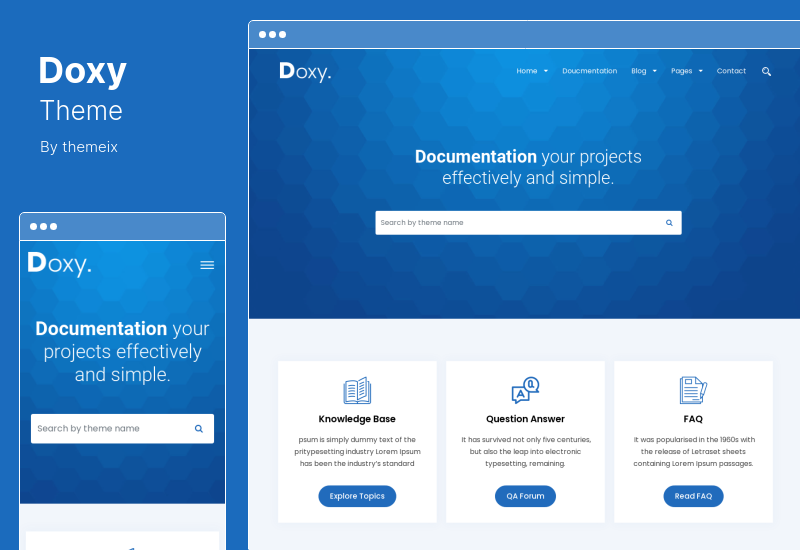 Doxy Theme - Multi-Purpose Online Documentation, Knowledge Base WordPress Theme