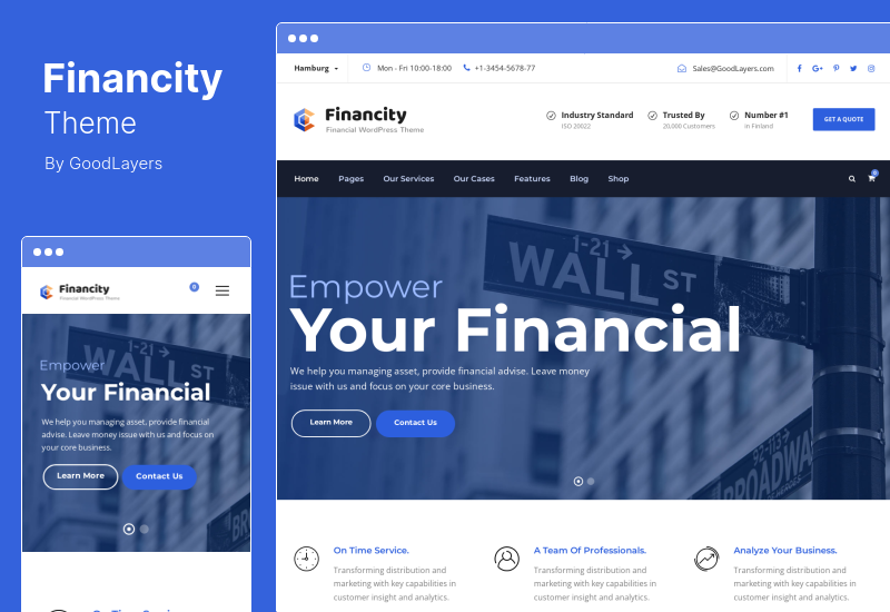 Financity Theme - Business, Financial & Finance WordPress Theme