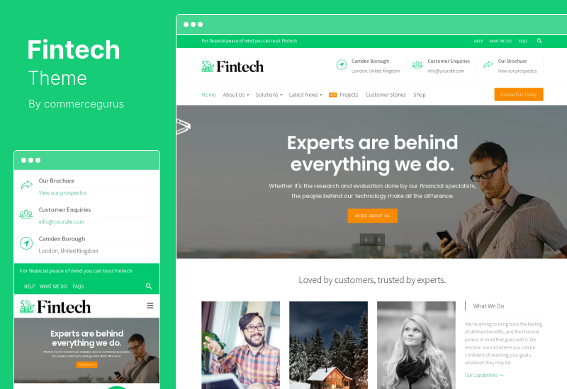 Fintech Theme - Startup WordPress Theme