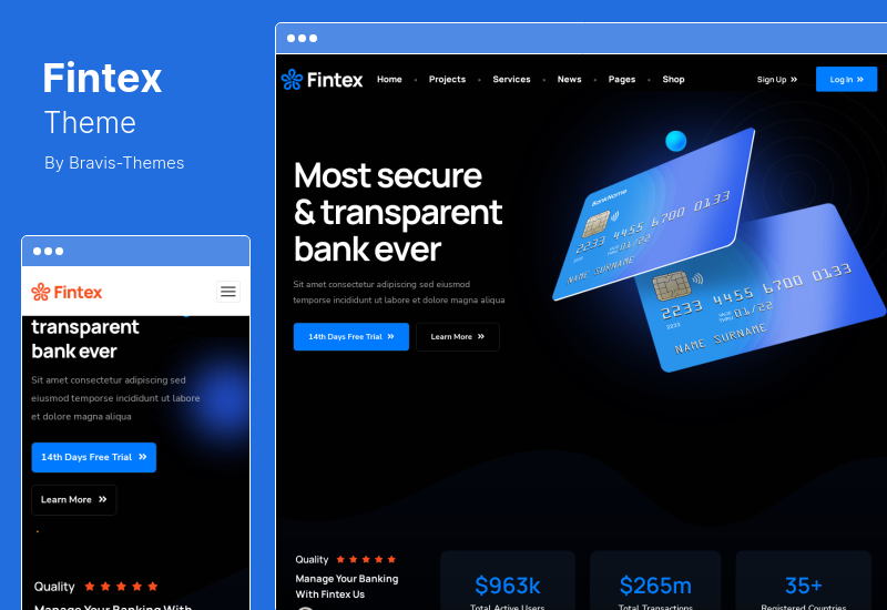 Fintex Theme - Consulting & Financial WordPress Theme