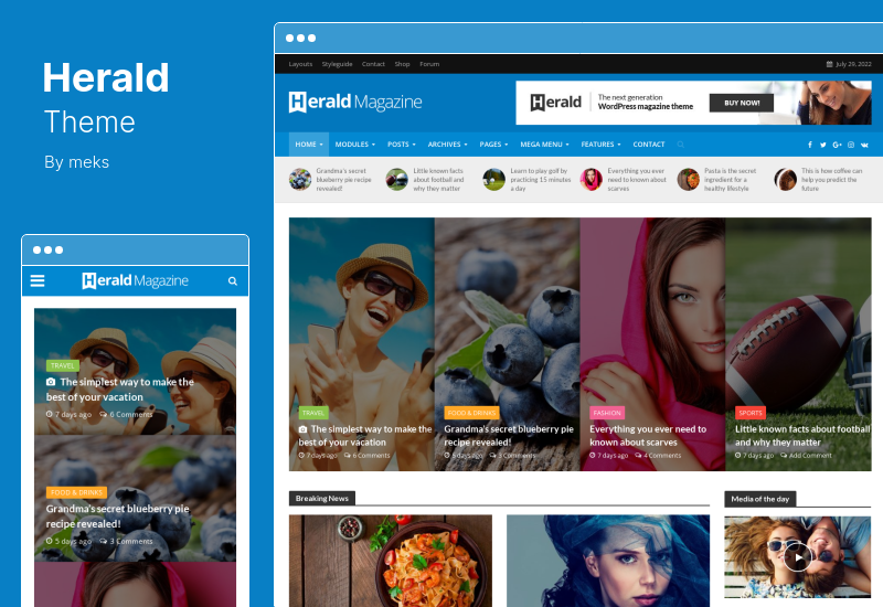 Herald Theme - Newspaper & News Portal WordPress Theme