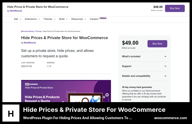 Hide Prices & Private Store Plugin - WordPress Plugin For Hiding Prices and Allowing Customers to Request Quotes