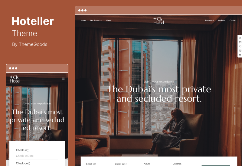Hoteller Theme - Hotel Booking WordPress Theme