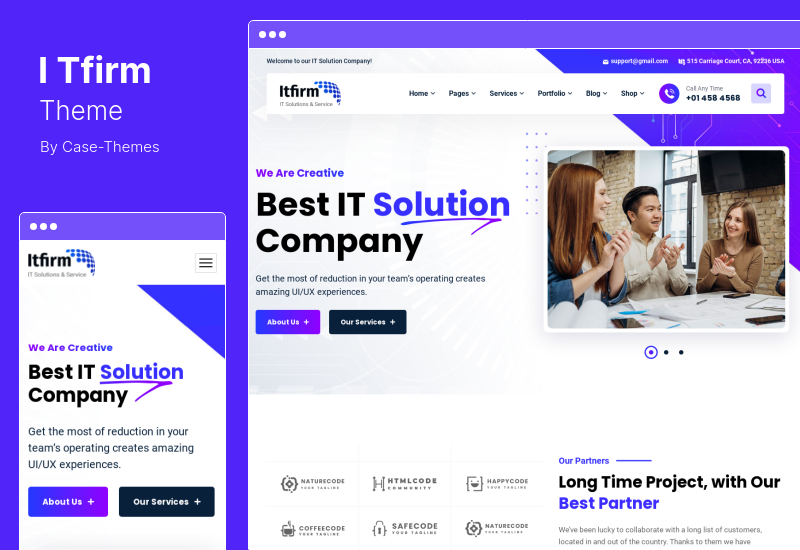 ITfirm Theme - IT Solutions & Services WordPress Theme