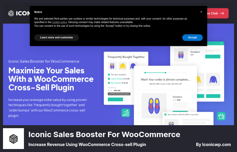 Iconic Sales Booster for WooCommerce Plugin - Increase Revenue Using WooCommerce Cross-sell Plugin