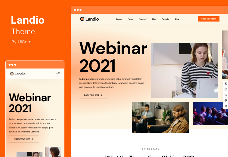 Landio Theme - Multi-Purpose Landing Page WordPress Theme