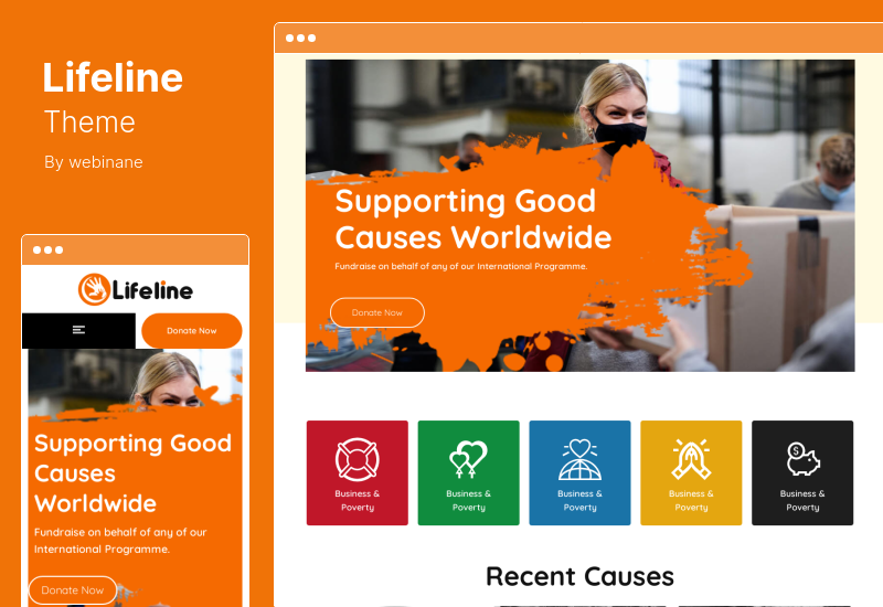 Lifeline Theme - NGO, Fund Raising and Charity WordPress Theme
