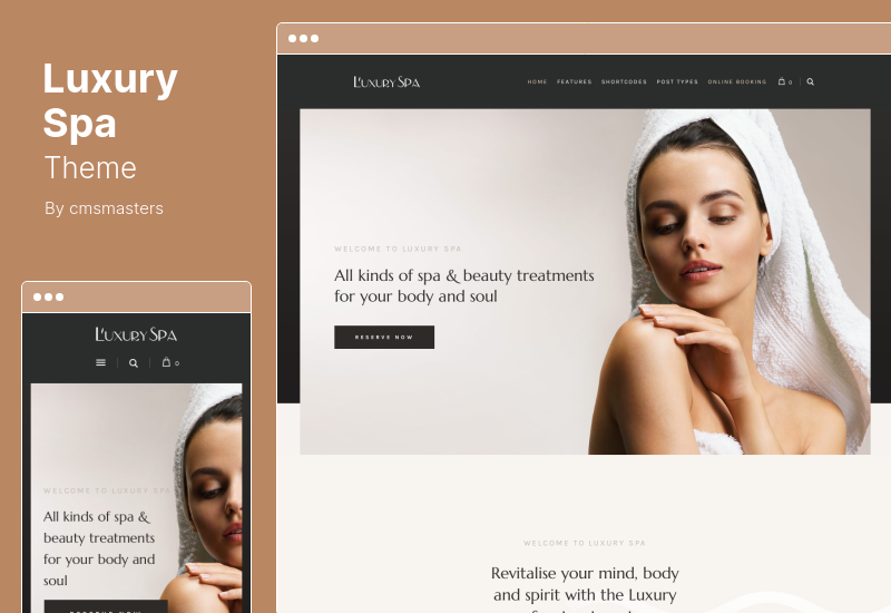 Luxury Spa Theme - Wellness and Beauty WordPress Theme
