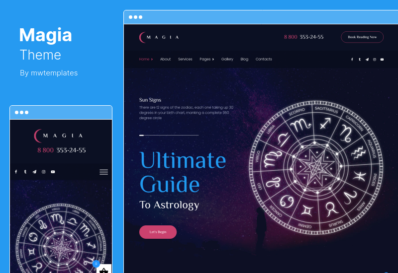 Magia Theme - Astrologist WordPress Theme