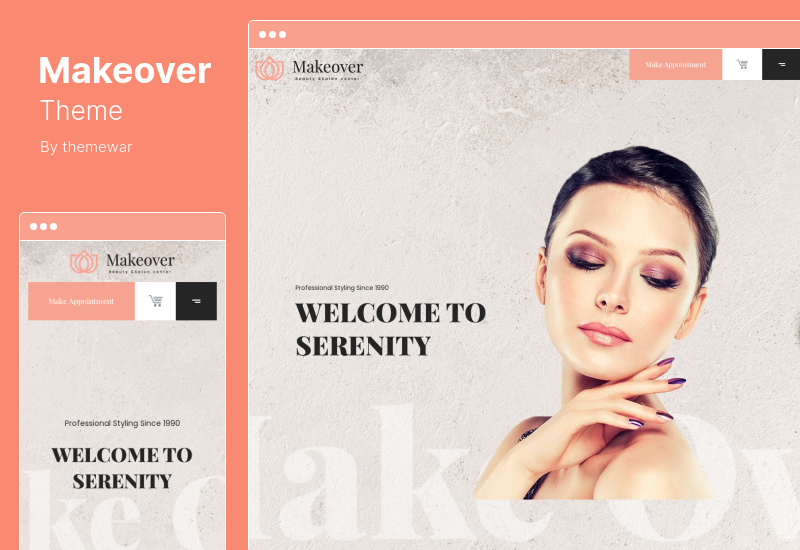 Makeover Theme - Spa Salon WordPress Theme