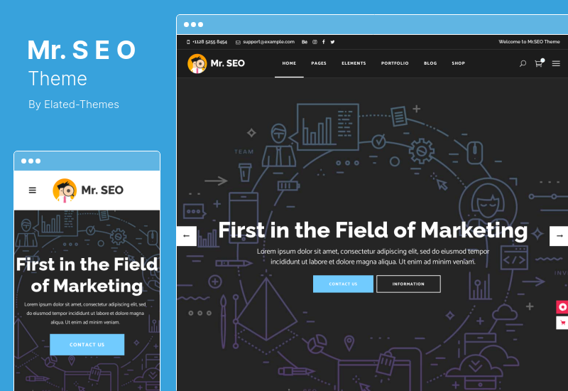 Mr. SEO Theme - Social Media Marketing Agency WordPress Theme