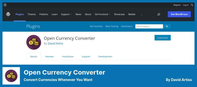 Open Currency Converter Plugin - Convert Currencies Whenever You Want