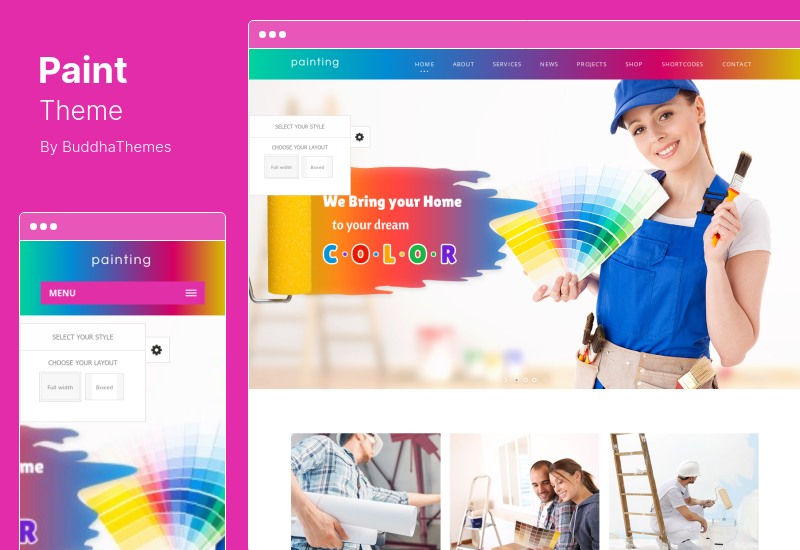 Paint Theme - Painting Company WordPress Theme