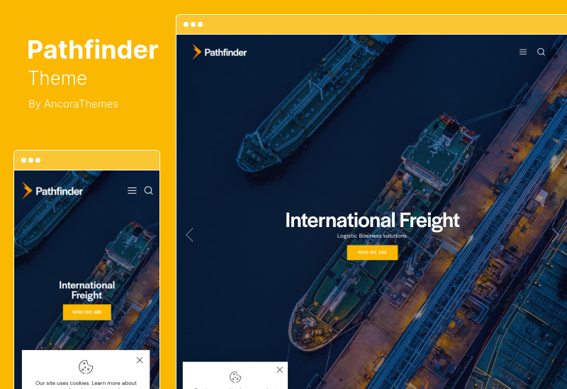 Pathfinder Theme - Cargo Transportation & Logistics WordPress Theme