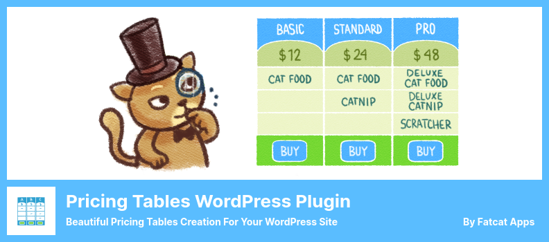 Easy Pricing Tables Plugin - Beautiful Pricing Tables Creation for Your WordPress Site
