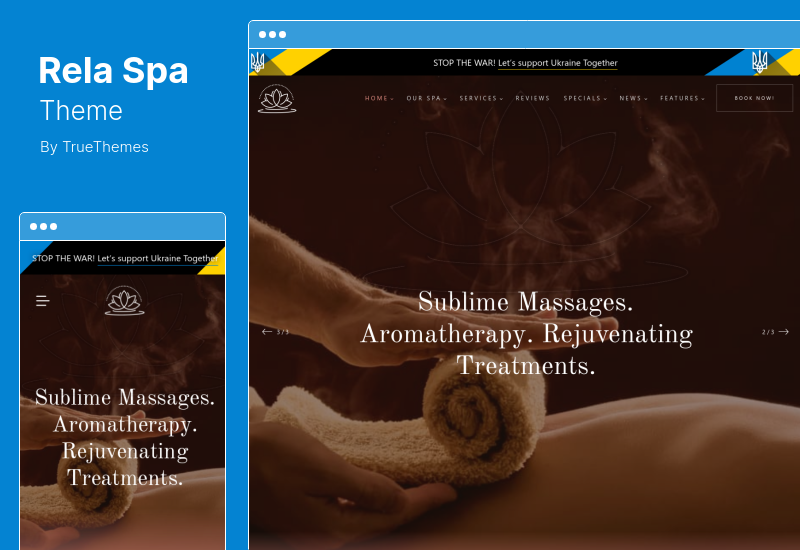 Rela Spa Theme - Spa and Massage WordPress Theme