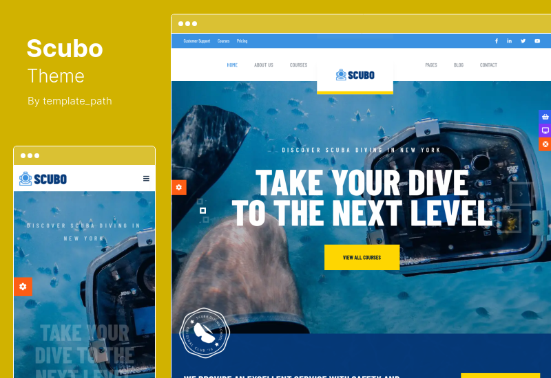 Scubo Theme - Scuba Diving Centre WordPress Theme
