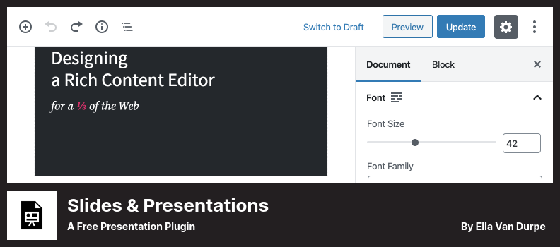 Slides & Presentations Plugin - A Free Presentation Plugin