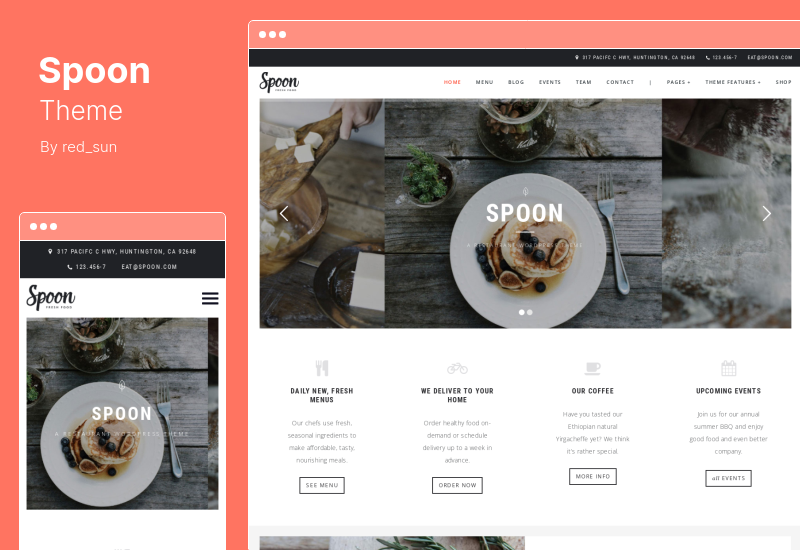 Spoon Theme - A Premium Responsive Restaurant WordPress Theme
