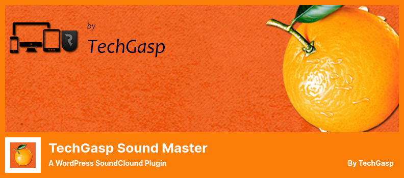 TechGasp Sound Master Plugin - A WordPress SoundClound Plugin