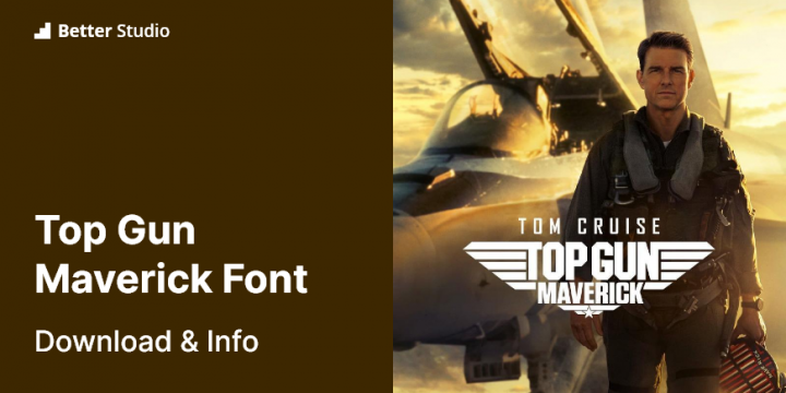 Top rated Gun Maverick Font Free of charge Down load