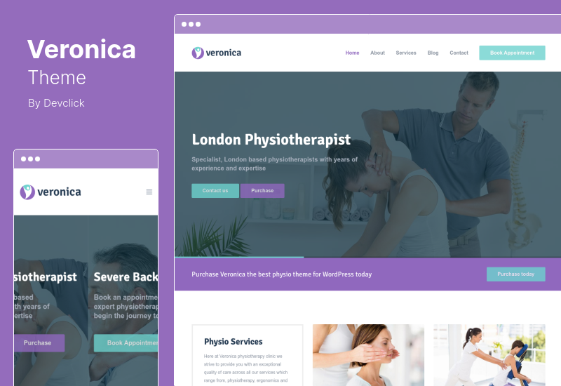 Veronica Theme - Physiotherapy, Medical WordPress Theme